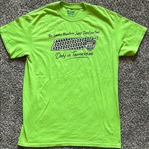 Lime green Jeep t shirt